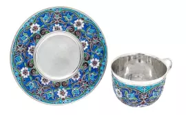 Teapot and 2 tea pairs "Tenderness" (finish)